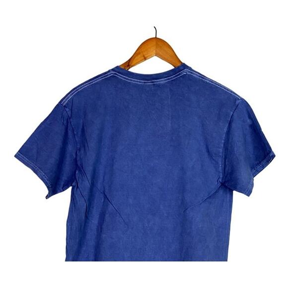 Nirvana Vintage Style Smile Back Short Sleeve Unisex T Shirt Crew Neck M Blue - Picture 9 of 12